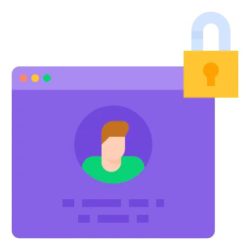 Cyber security icon