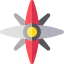 Wind rose ícono 64x64