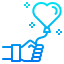 Heart balloon Symbol 64x64
