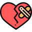 Broken heart icon 64x64
