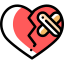 Broken heart icon 64x64