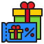 Gift voucher icon 64x64