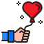Heart balloon Symbol 64x64