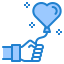 Heart balloon Symbol 64x64