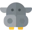 Hippopotamus icon 64x64