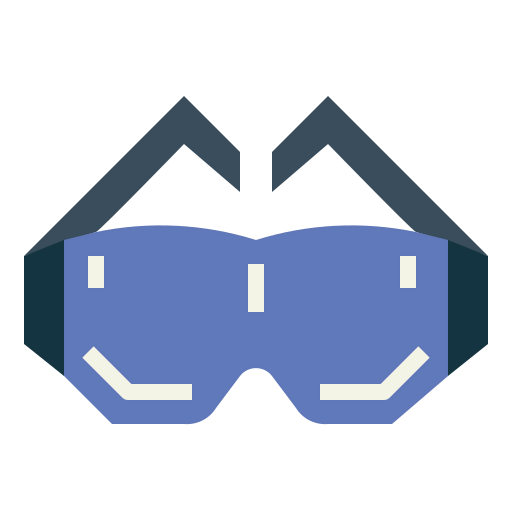 Safety googles ícono