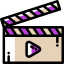 Clapperboard ícone 64x64