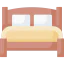 Double bed icon 64x64