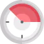 Circular clock icon 64x64