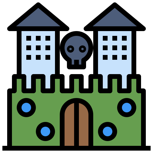 Ghost castle icon