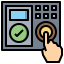 Fingerprint scan icon 64x64