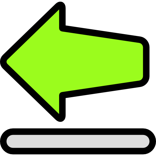 Left arrow アイコン