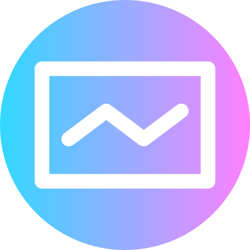 Line chart icon