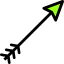 Diagonal arrow ícono 64x64