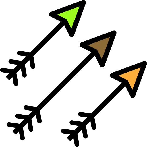 Diagonal arrows icon