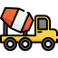 Concrete mixer icon 64x64