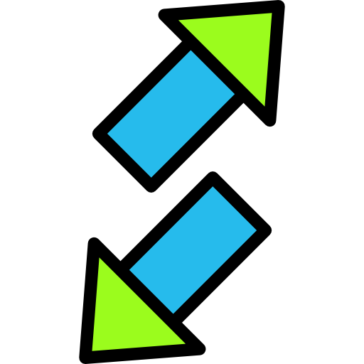 Diagonal arrows Ikona