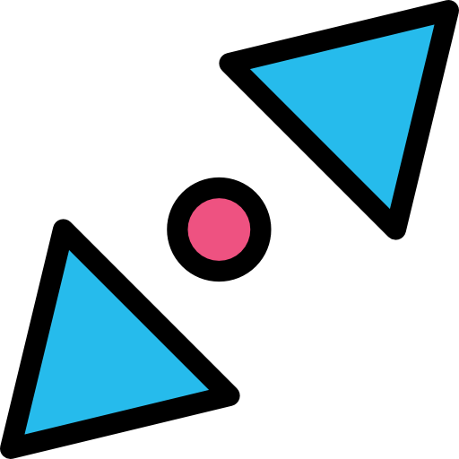 Diagonal arrows Ikona