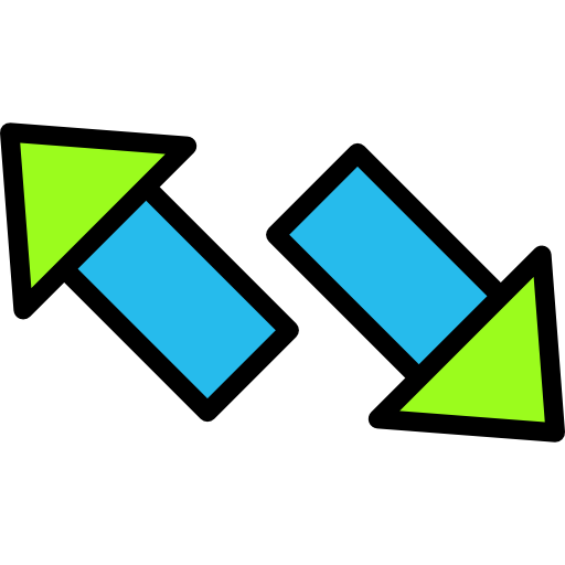 Diagonal arrows アイコン