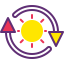 Solar energy icon 64x64