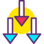 Down arrow icon 64x64