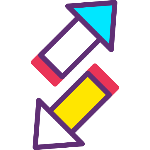 Diagonal arrows 图标