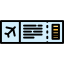 Boarding pass icon 64x64