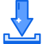 Down arrow icon 64x64