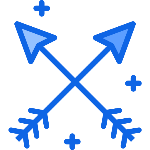 Diagonal arrows icon