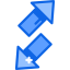 Diagonal arrows icon 64x64