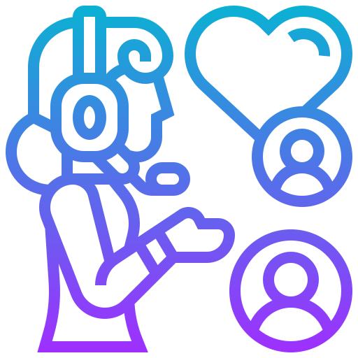 Call center agent icon