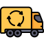 Garbage truck icon 64x64