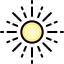 Sun icon 64x64