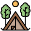 Camping アイコン 64x64