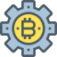 Bitcoin ícono 64x64