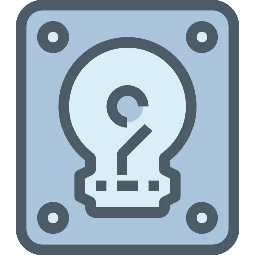 Hard disk icon