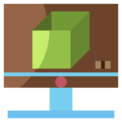 3d model ícono