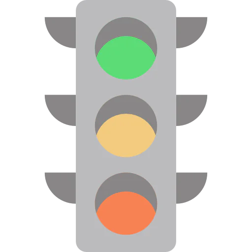 Traffic light icon