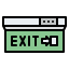 Exit door ícono 64x64
