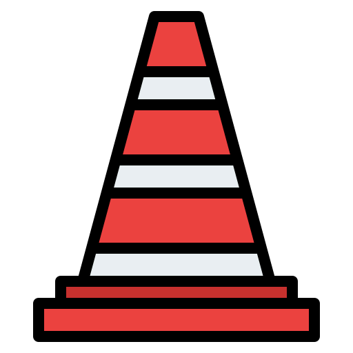 Traffic cone icon