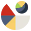 Pie chart biểu tượng 64x64