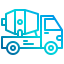 Concrete mixer icon 64x64