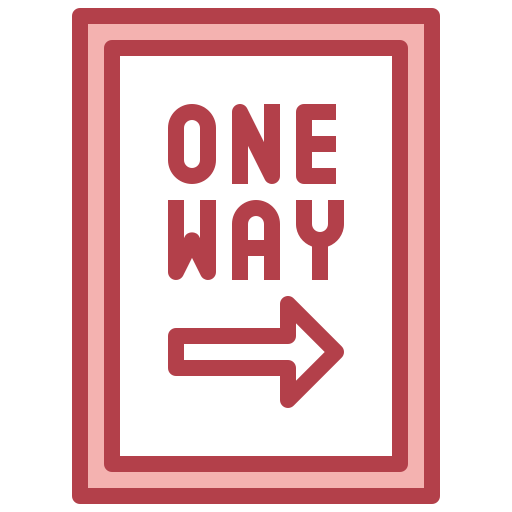 One way 图标