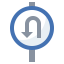 U turn 图标 64x64