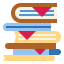 Book pile biểu tượng 64x64