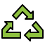 Recycle sign icon 64x64