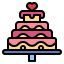 Wedding cake icon 64x64