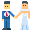 Bride and groom icon 64x64