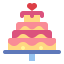 Wedding cake icon 64x64