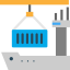 Cargo ship ícono 64x64